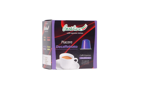 Caffè Cavaliere / Piacere Decaffeinato / 10 kapsułek